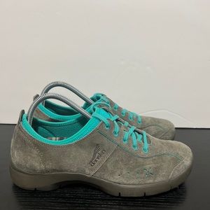 Dansko Gray and Teal Sneakers